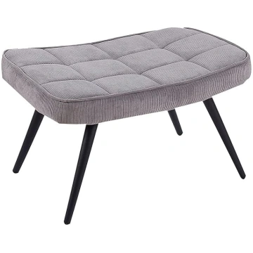 byLIVING Uta Armchair Dark Grey Woven Fabric Powde