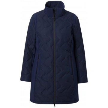 Ulla Popken HYPRAR Laser Quilted Jacket Navy - Jak