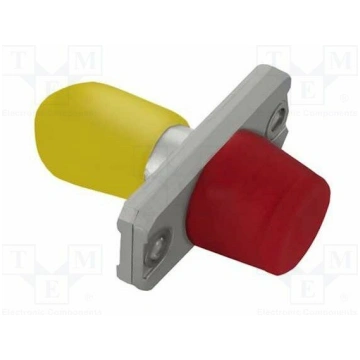 Adapter; FC/UPC,ST/UPC; grey | QOLTEC-54156 | 5415