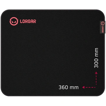 LORGAR Main 323, Gaming Mouse Pad, Precision Contr