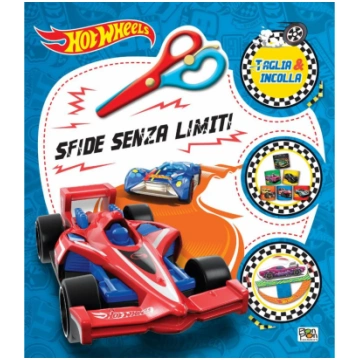 Libro HotWheels Taglia e Incolla