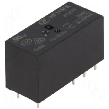 Relay: electromagnetic | DPDT | Ucoil: 24VDC | 8A 