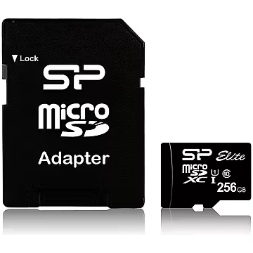 Silicon Power Elite, microSDXC, 256GB, Class 10, U