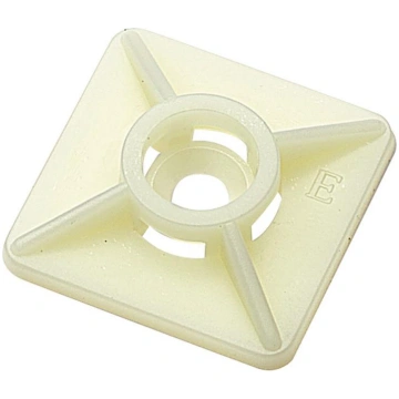 CABLE TIE BASE SELF ADHESIVE 4.8MM WHITE 5473RB-EC