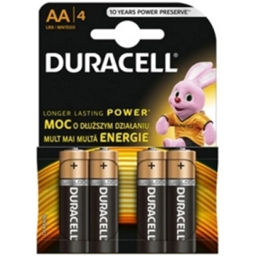 Duracell MN 1500 Basic AA (LR6) Blister Pack 4pcs 