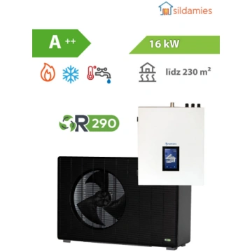 Gaiss- ūdens siltumsūknis Nordis Ultima Mono 16kW