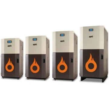 Granulu kamīns ONYX HYDRO AUTO 15kW Melns, ar cent