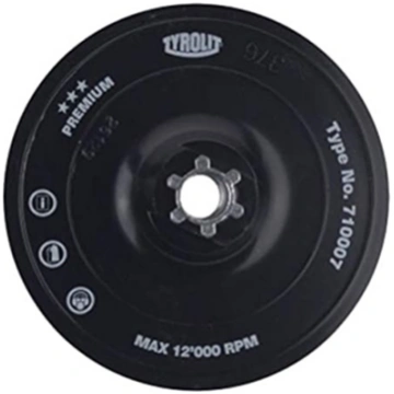 Lipīga slīpēšanas pamatne Tyrolit 710007; 125 mm; 