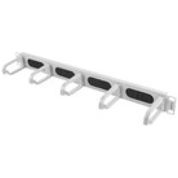 Lanberg 19" Cable Management Brush Panel 5 Rings T