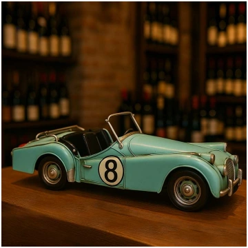 Auto da corsa d'epoca Colore Turchese Modelli