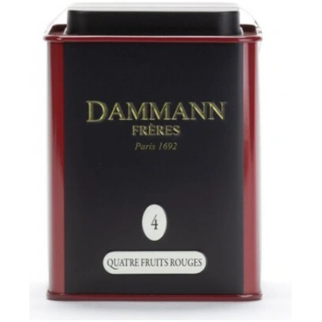 Tēja beramā HOME 4 Fruits Rouges - 4 melnā aroma t