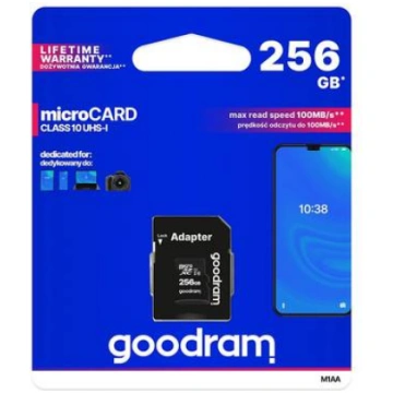 Atmiņas karte GoodRam microSD 256GB Class 10 with 