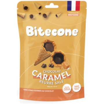 Bitecone minis konusi ar piena šokolādes un sāļā s