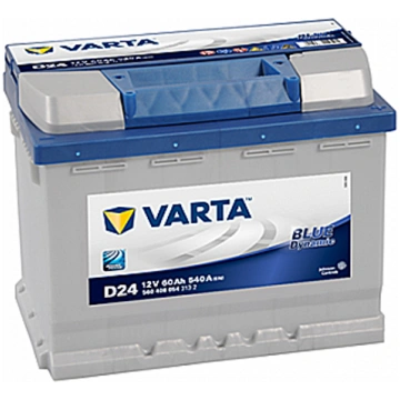 Akumulators VARTA D24 - 60Ah 540A Dynamic 242*175*