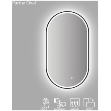 Spogulis LED Parma Oval 50X90 Vento