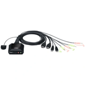 2-port USB 4K HDMI KVM Switch with Remote ( CS22H 