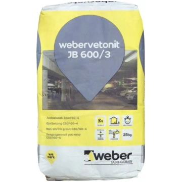 Bezrukuma java WEBER.vetonit JB 600/3, 25kg