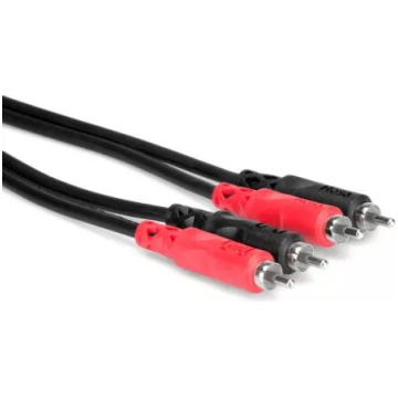 Audio kabelis Hosa CRA-202 — 2 m, 2×RCA vīrietis —