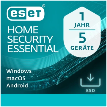 ESET Home Security Essential - 5 Lietotāji, 1 Gads