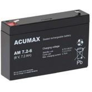 BATTERY 6V 7.2AH/AM7.2-6 ACUMAX EMU AM7.2-6