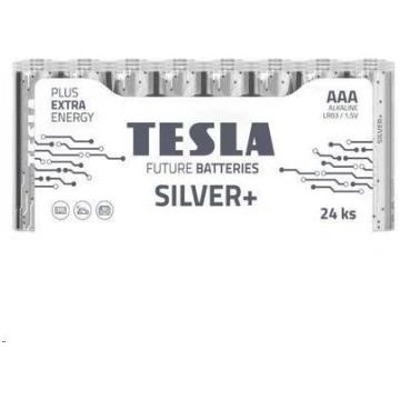 Batteries Tesla AAA Silver+ Alkaline LR03 1150 mAh