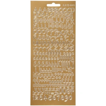 Focus Focus Stickers Silver Letters Design 3 17021