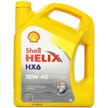 Eļļa Shell Helix HX6 10W - 40, daļēji sintētiska, 