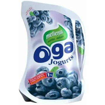 Oga jogurts melleņu, 1 kg Baltais