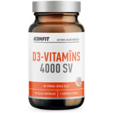 ICONFIT vitamīns D3 4000 SV, 90 kapsulas