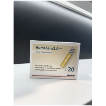 Holesterīna testa strēmeles, 20 gab. Human