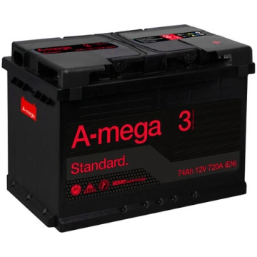Akumulators A-Mega Standard 74Ah 720A EN 12V