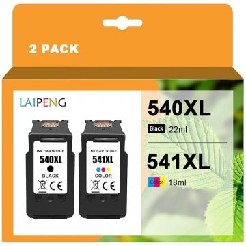 Lietots - 540XL 541XL atjaunotas kasetnes Canon PG