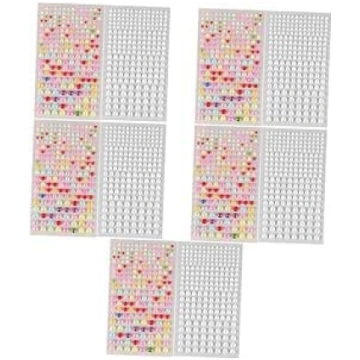 STOBOK 10 loksnes Urbt uzlīmes Rhinestones naglu u