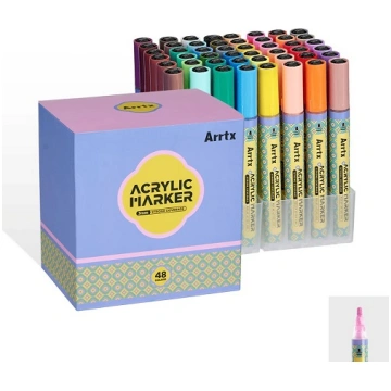 Acrylic Marker Pens ARRTX, 48 Colours | LC304110 |