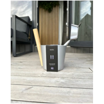 Pirts ķipis 5 l + karote | sudraba Rento