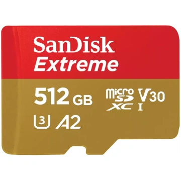 SanDisk Extreme microSDXC UHS-I CARD, 512 GB - Atm