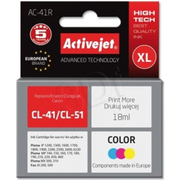 Activejet AC-41R Ink cartridge (replacement for Ca