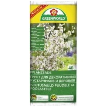 Greenworld Augsne kokiem un krūmiem 40L Premium
