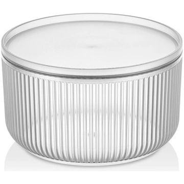 H&H Contenitore Prisma Rigato In Polistirene Lt 1,