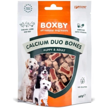 Boxby Calcium Duo Bones gardums suņiem (vista, jēr