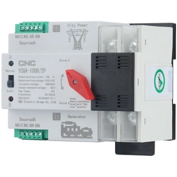 Automatic Transfer Switch CNC 2P 220V 100A | NV822