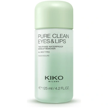 KIKO New Pure Clean Eyes&Lips divfāžu līdzeklis ac