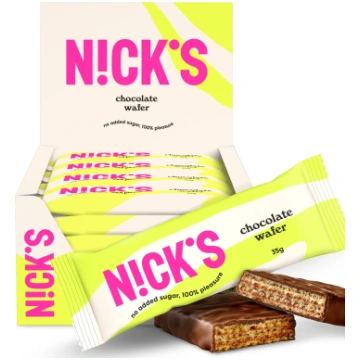 Šokolādes vafele 24 gab. kastē NICK'S