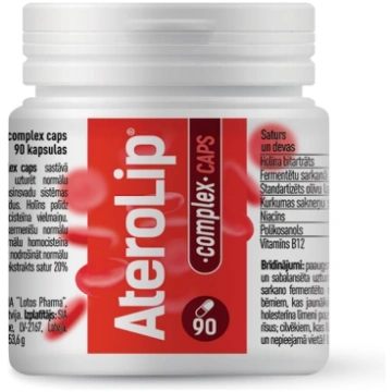 AteroLip Complex Caps, 90 gab. LOTOS PHARMA