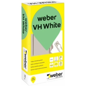 Nobeiguma špaktele Weber VH White 20 kg 981