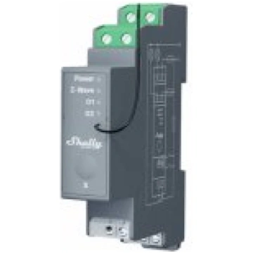 Shelly Qubino Pro 2 DIN rail Relay, 2-channel akse