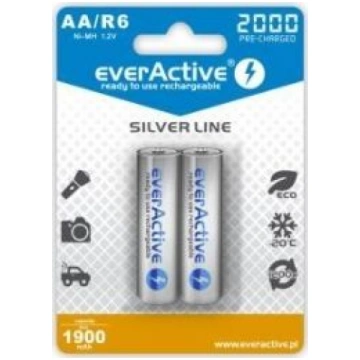 Everactive Akumulators Silver Aa / R6 2 gab