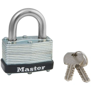 500EURD | Warded padlock laminated Steel Body, Key