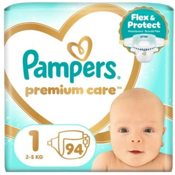 Pampers Premium Care Autiņbiksītes, 1 Izmērs, 94 g