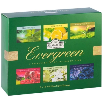Tēju izlase AHMAD EVERGREEN SELECTION, 60 maisiņi 